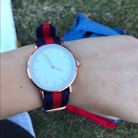 NWT Luxury Red ,Dark blue watch - Picture 2 of 4